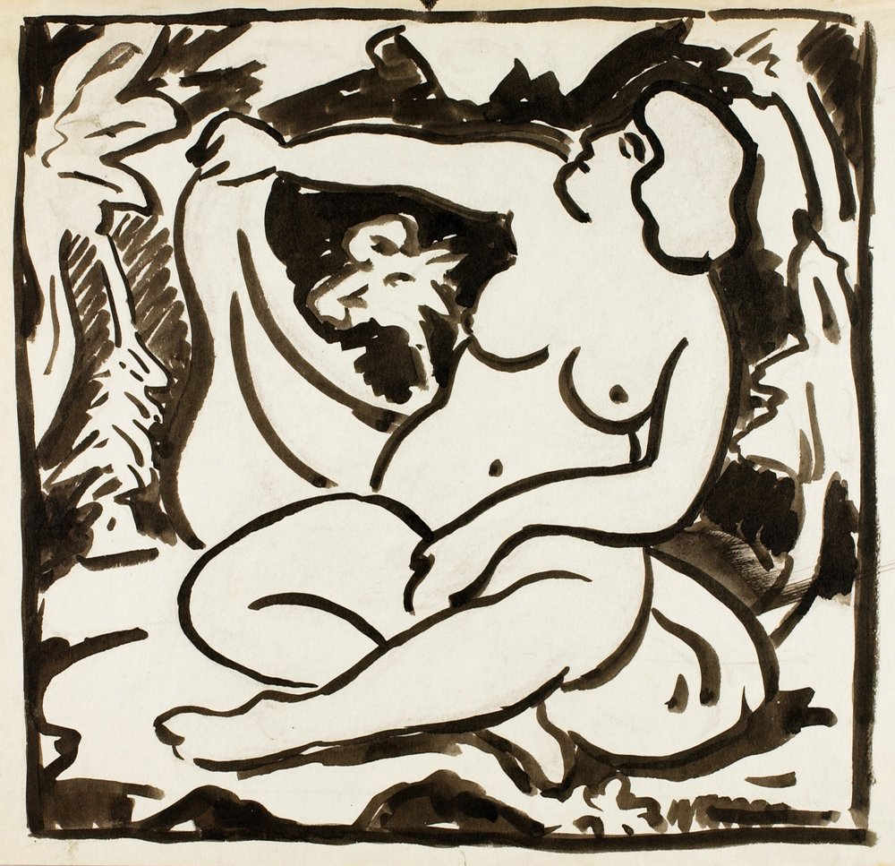Nu couché - Carl Newman
