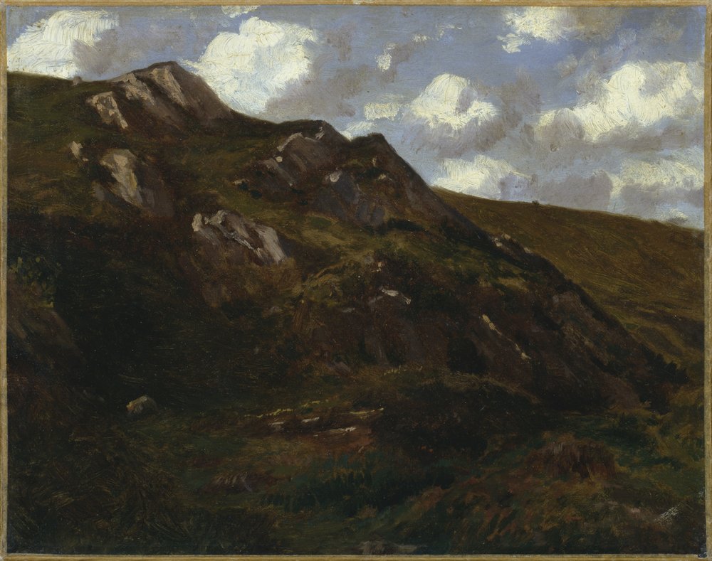 Paysage montagneux - Charles Francois Eustache
