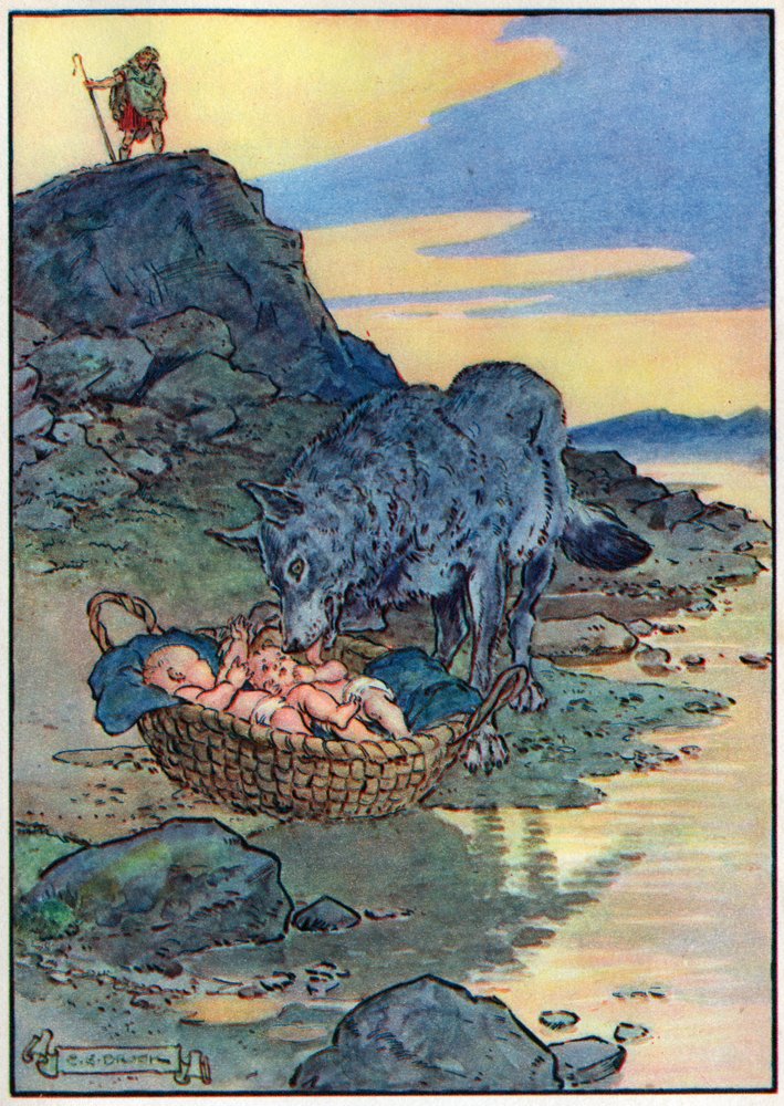 Romulus et Rémus, tiré de The Children