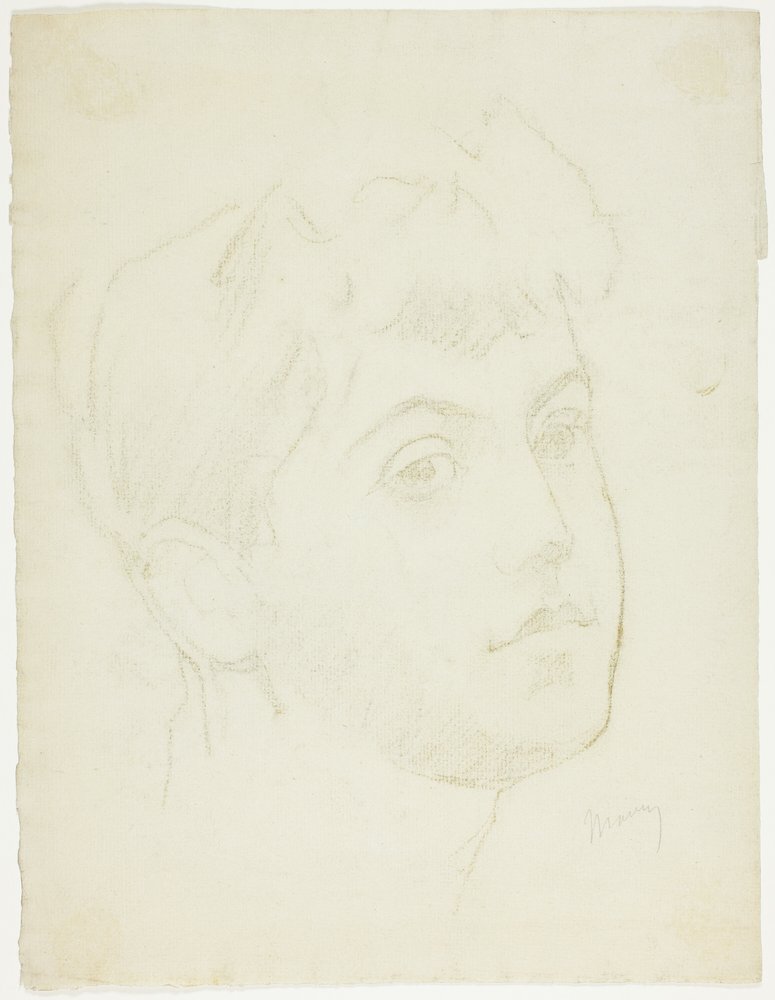 Tête de jeune femme - Charles Maurin