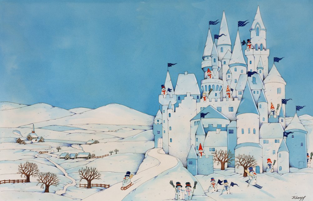 Château de bonhommes de neige - Christian Kaempf