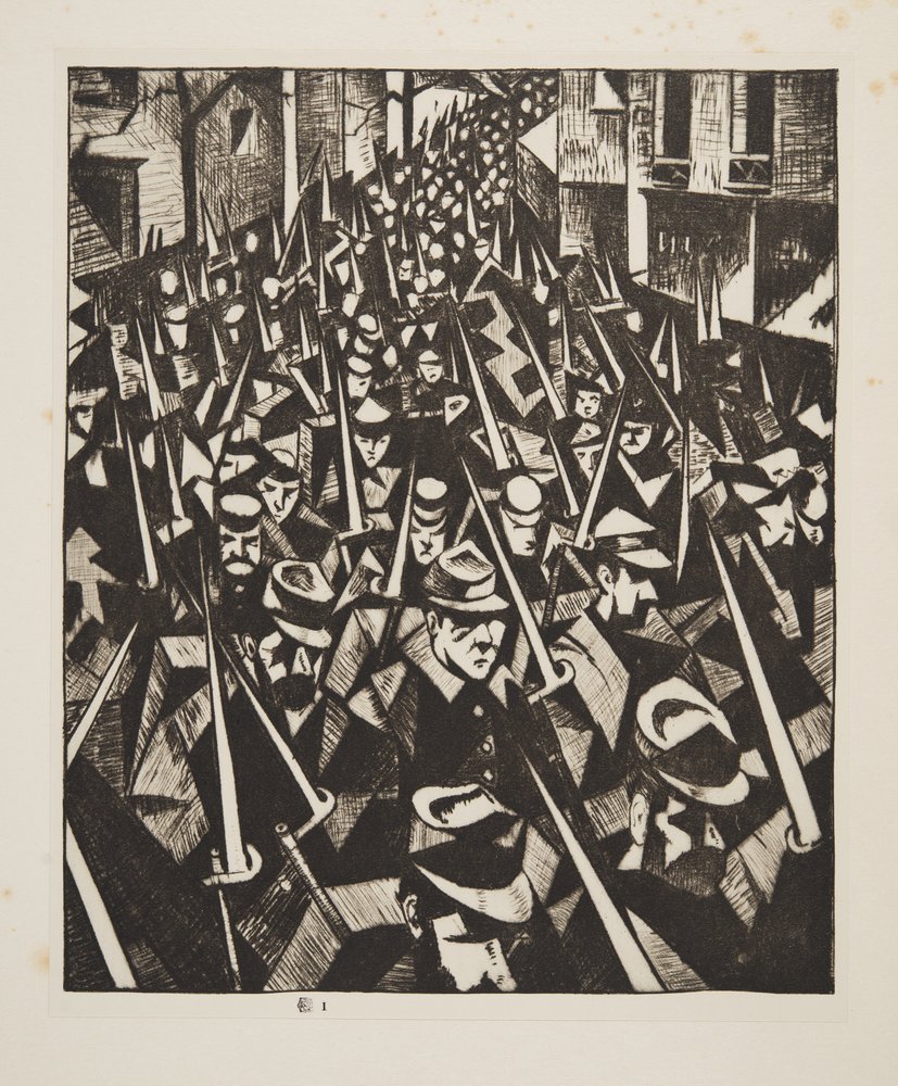 Une Aube - Christopher Richard Wynne Nevinson