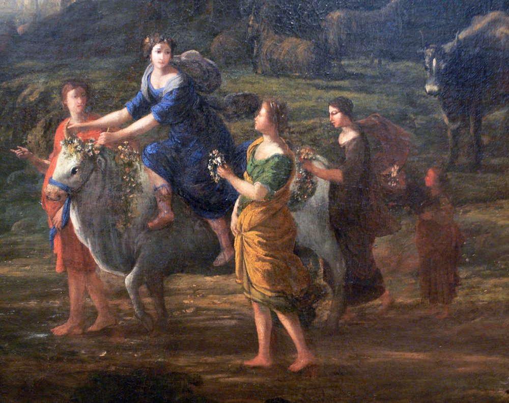 Scène côtière avec Europe et le Taureau - Claude Lorrain