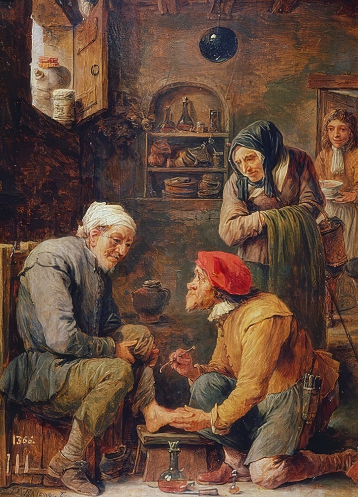 Opération chirurgicale - David Teniers the Elder