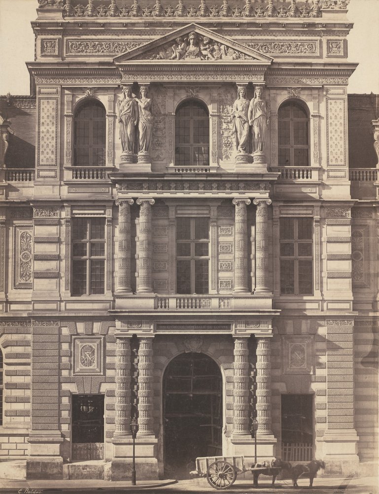 Bibliothèque Impériale du Louvre - Edouard-Denis Baldus