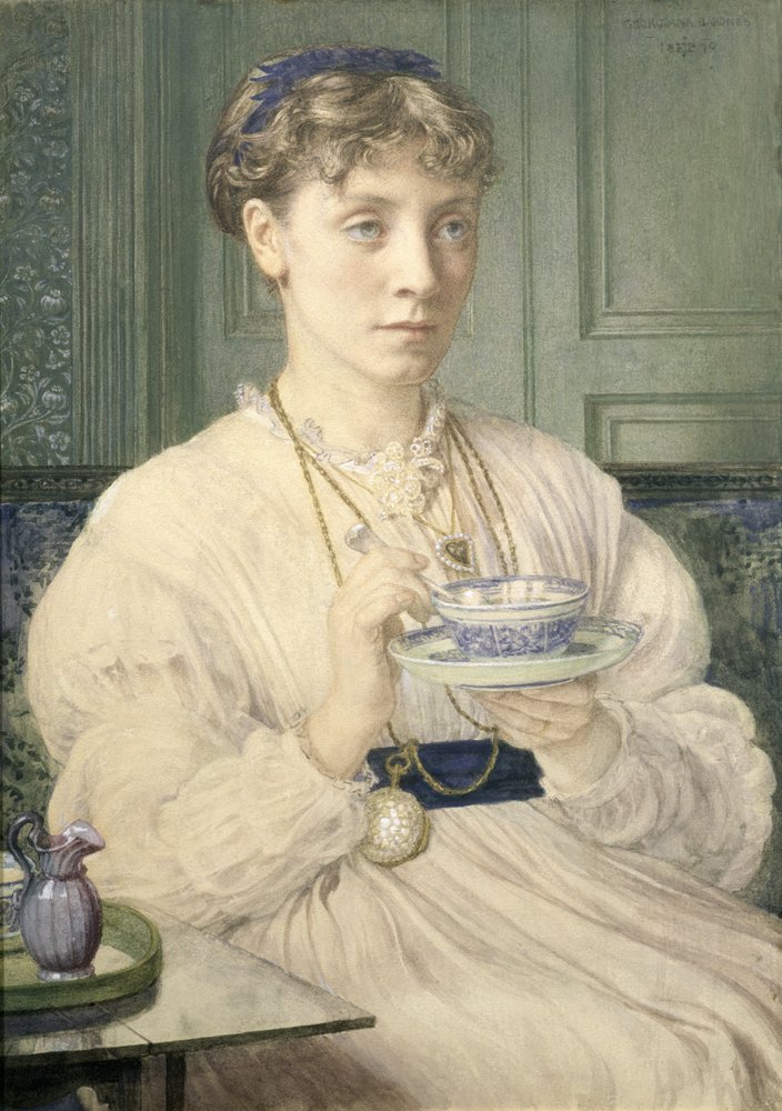 Portrait de Georgiana Burne-Jones, 1870 - Edward John Poynter