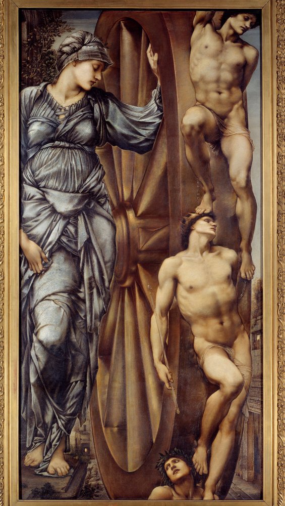La Roue de la Fortune - Edward Burne-Jones