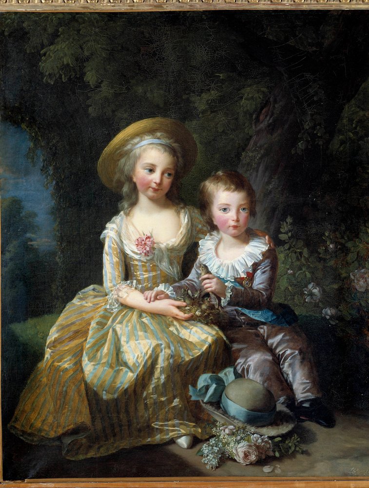 Portrait de Marie Thérèse Charlotte de France, Madame Royale, future duchesse d