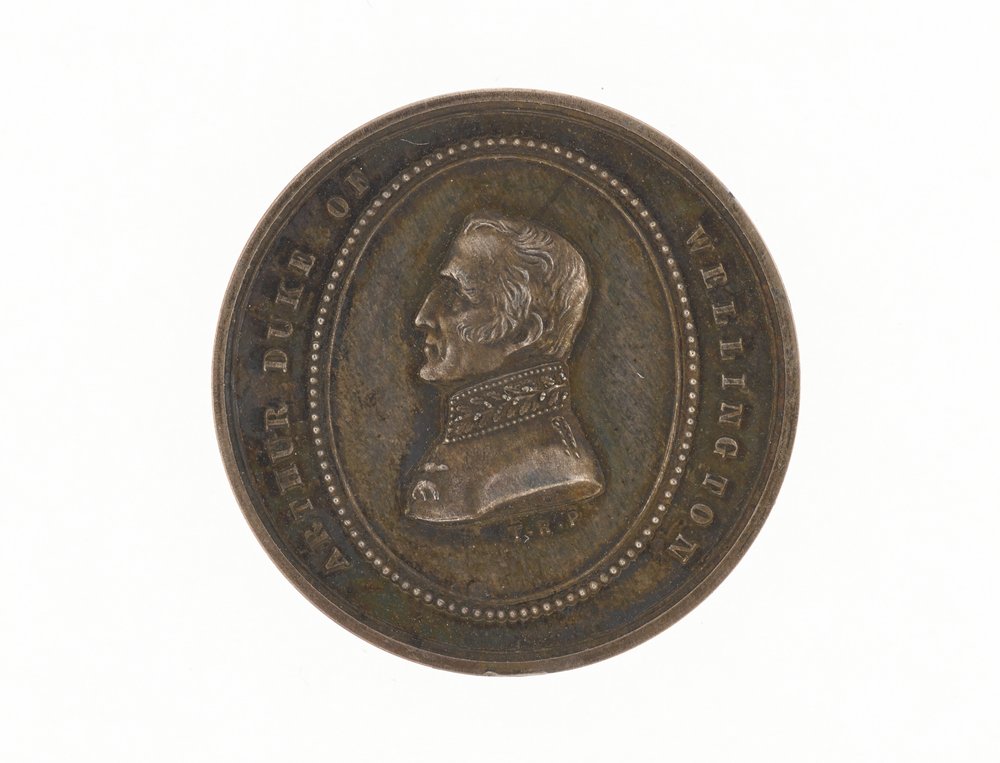 Médaille en argent commémorant la mort du Duc de Wellington, 1852 - English School