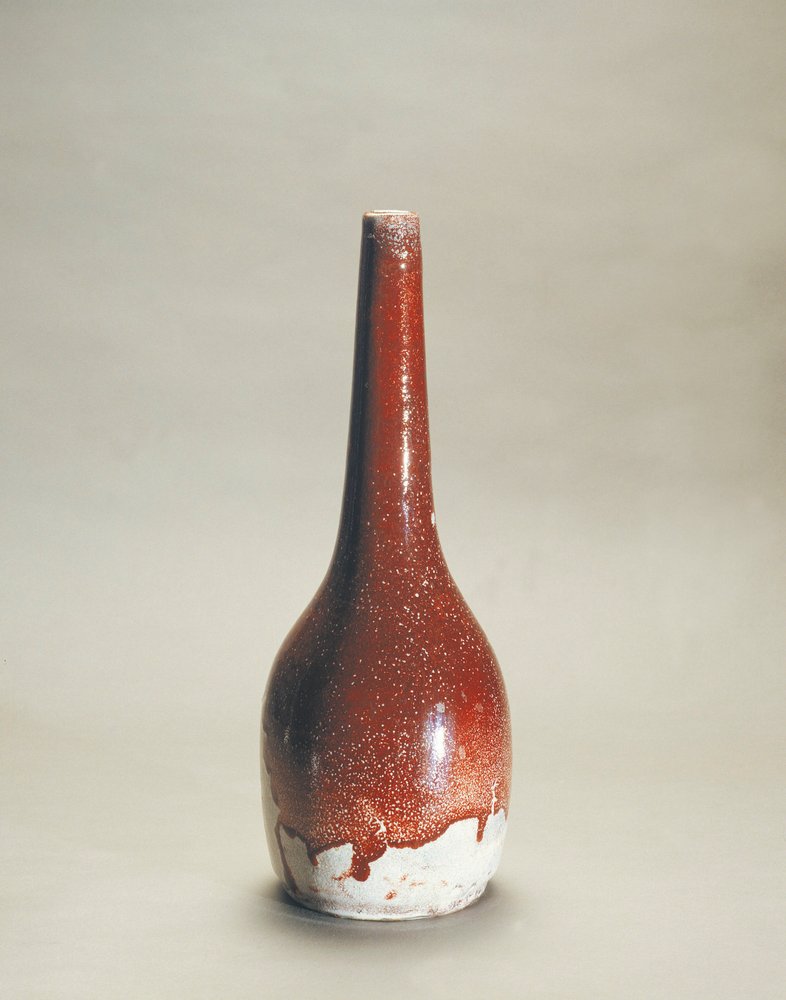 Vase en porcelaine avec émail flambé par Ernest Chaplet (1835-1909) - Ernest Chaplet