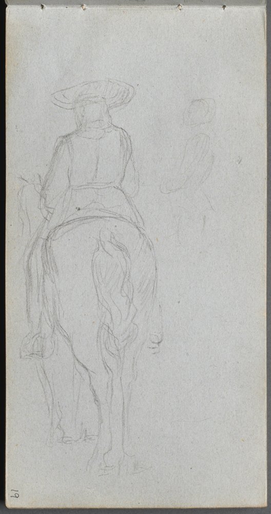 Carnet de croquis, page 19 : Étude d