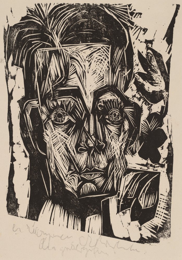 Tête du Dr. Robert Binswanger (l
