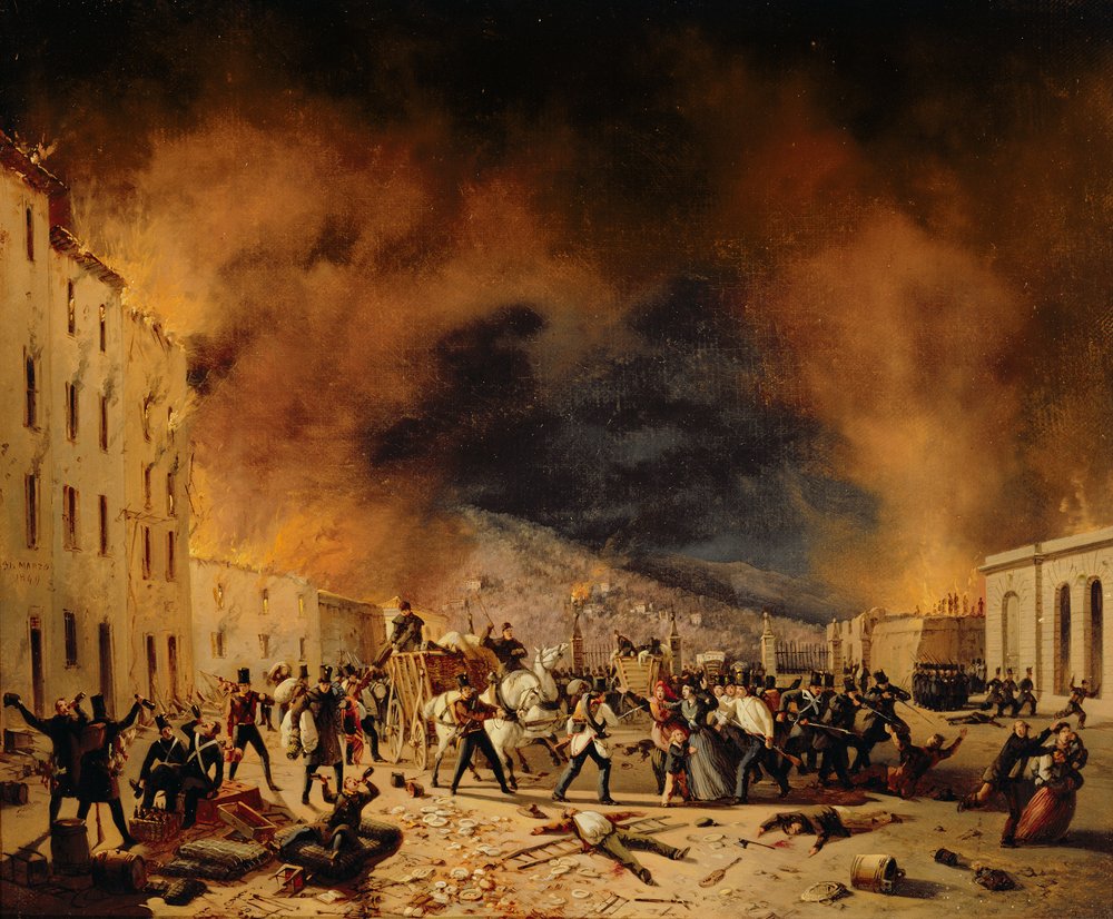 La bataille du 31 mars en défense de Porta Torrelunga à Brescia - Faustino Joli