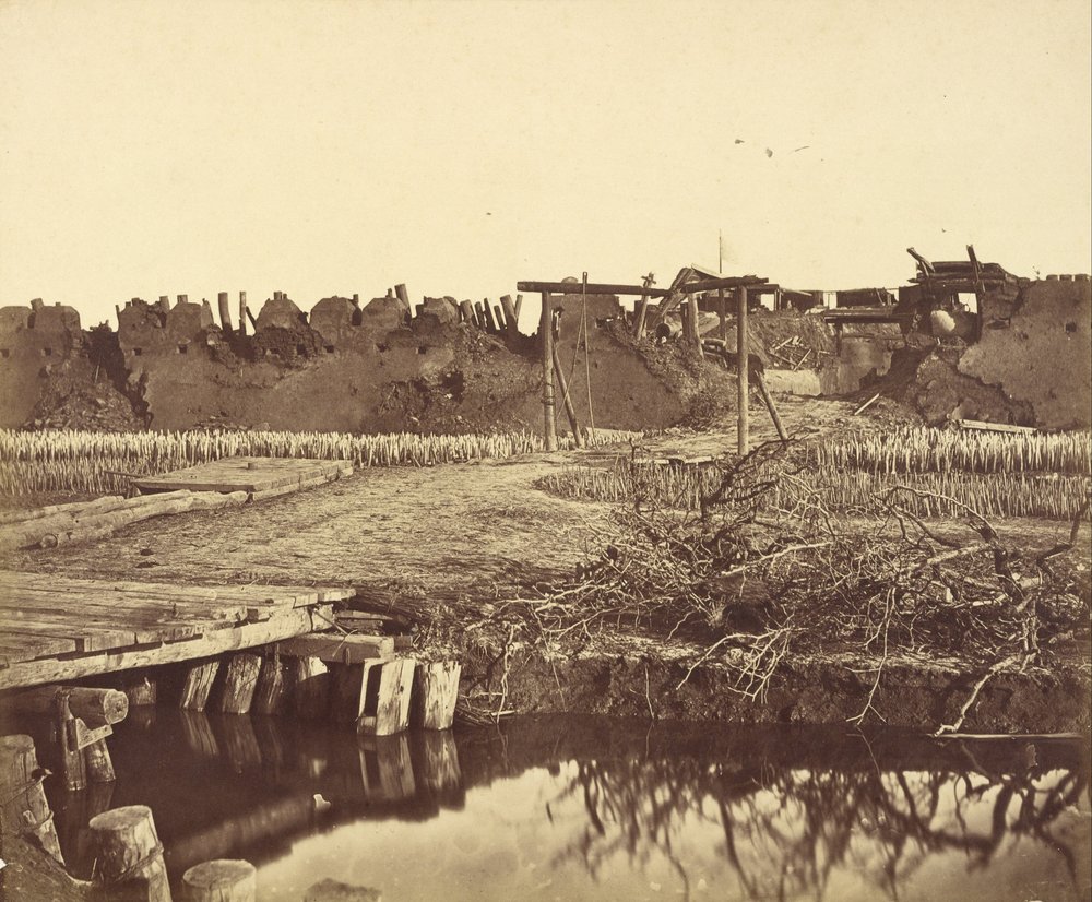 Extérieur du fort nord, montrant l