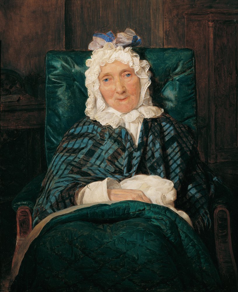Aloisia Eltz dans le fauteuil - Ferdinand Georg Waldmüller
