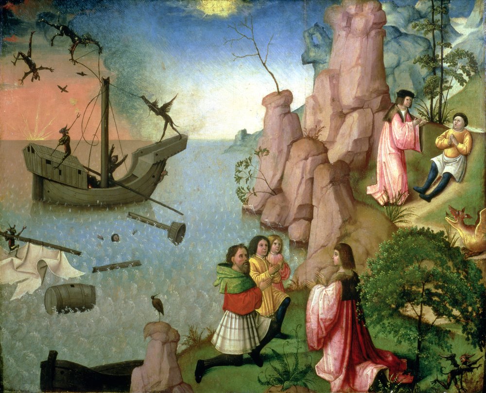 Naufrage causé par des démons - Flemish School