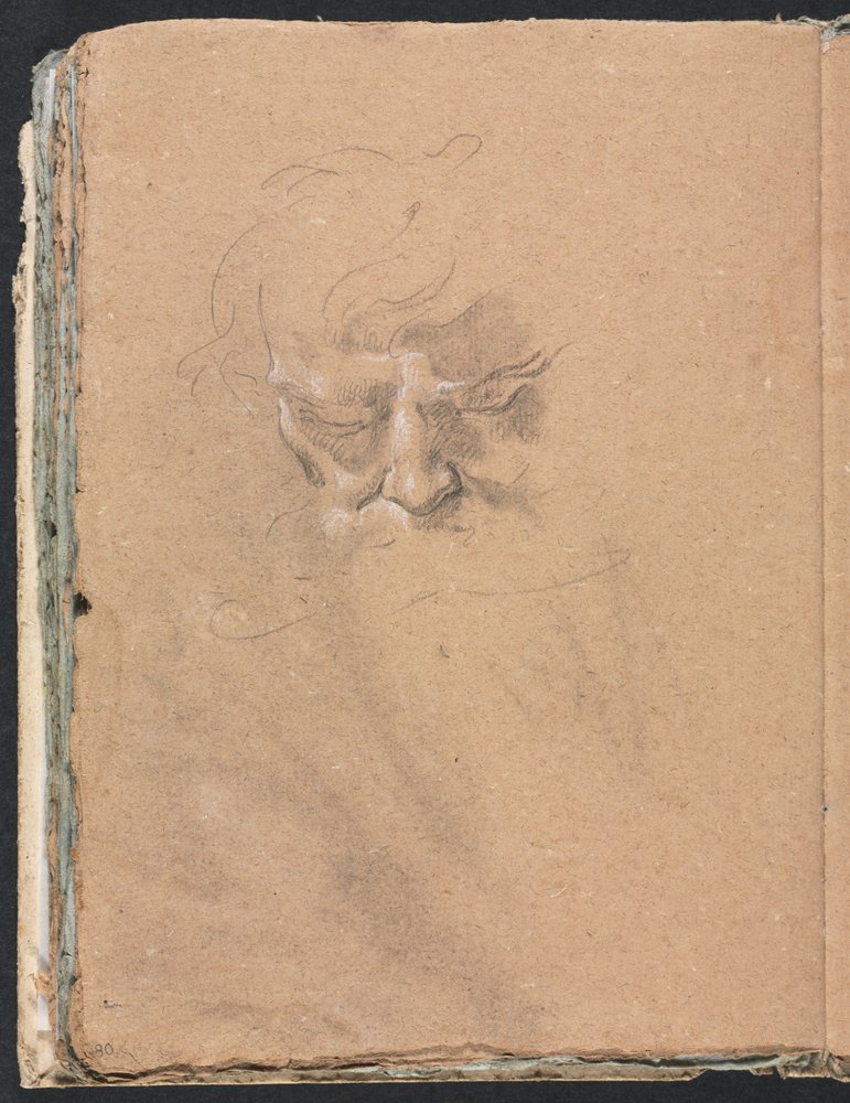 Carnet de croquis de Vérone : Tête d