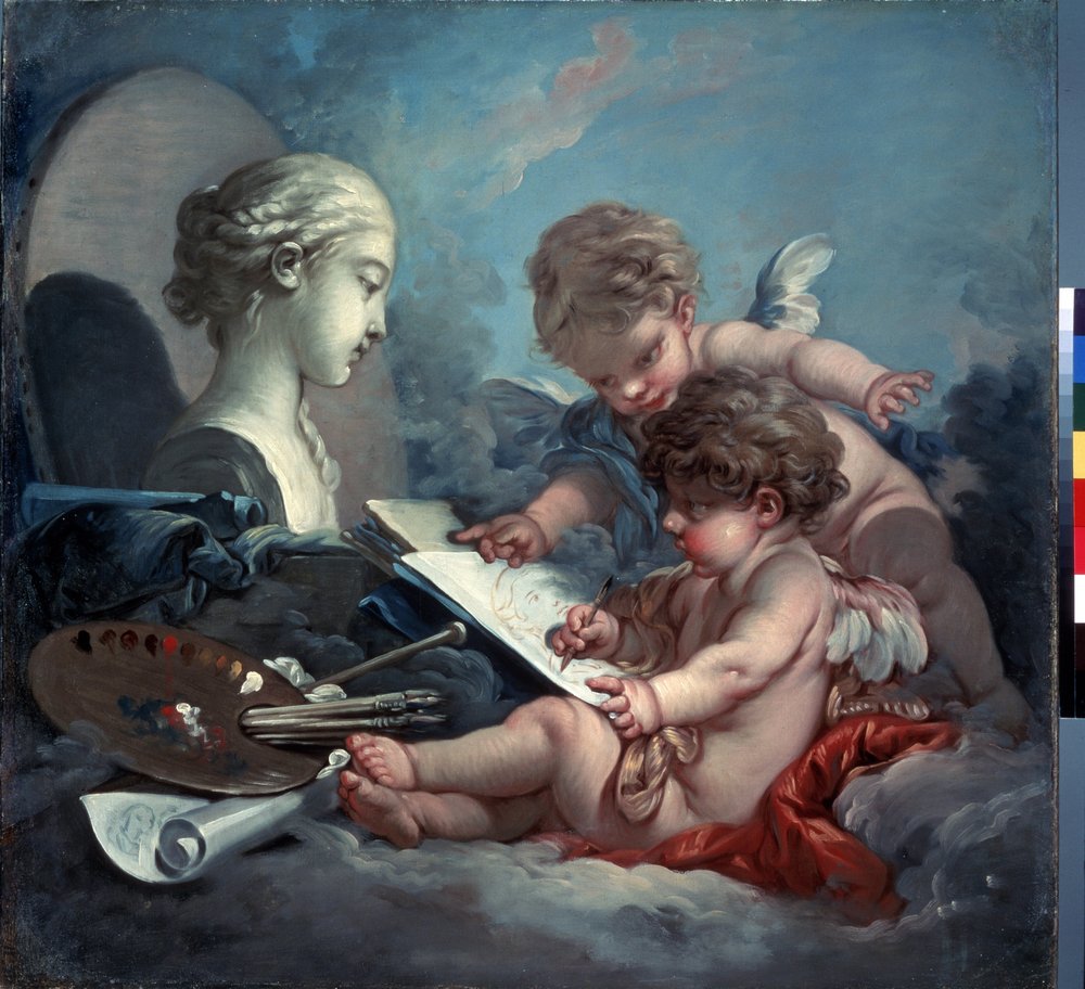 Allégorie de la peinture - François Boucher