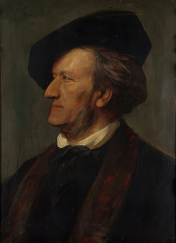Portrait du compositeur Richard Wagner (1813-1883) - Franz von Lenbach