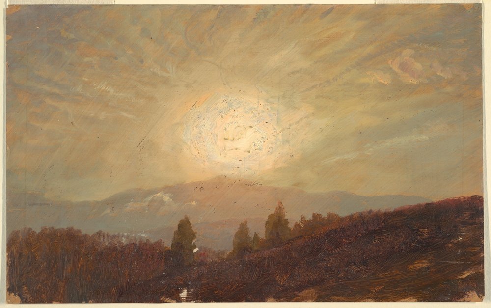 Dessin, coucher de soleil, 1855-65 - Frederic Edwin Church