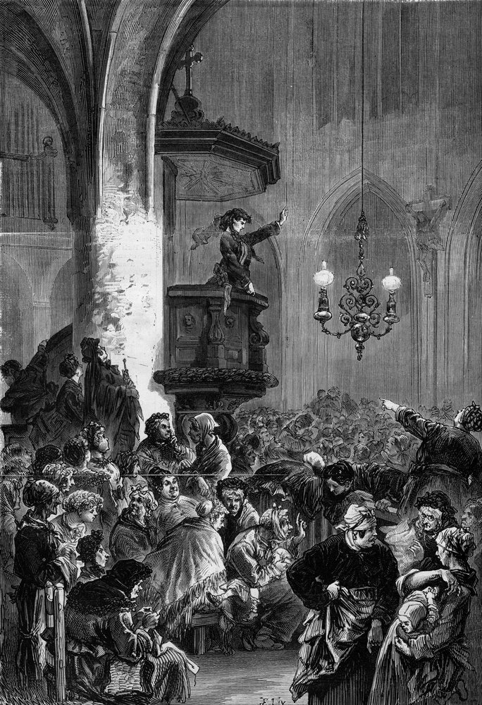 Commune de Paris : séance du Club des Femmes dans l
