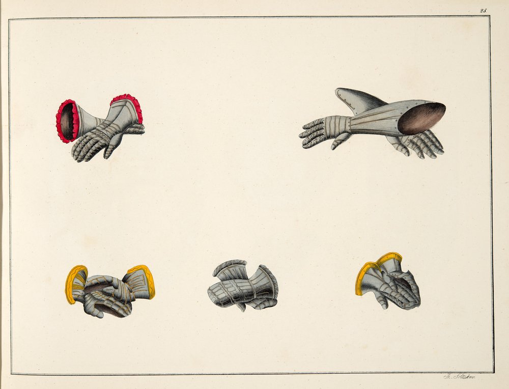Gants, planche de 