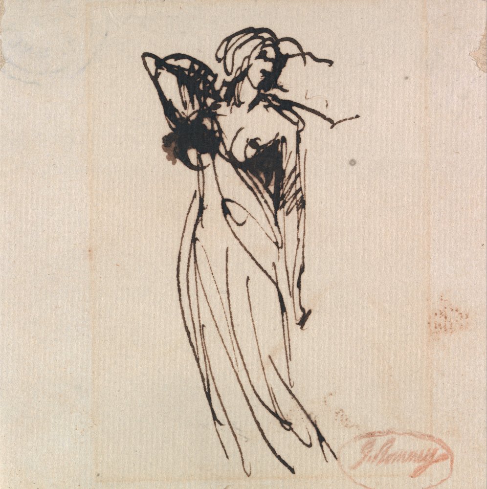 Figure féminine debout - George Romney