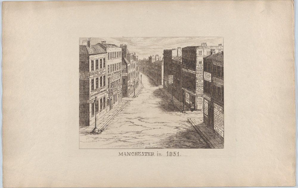 Manchester, en 1851 - George Cruikshank
