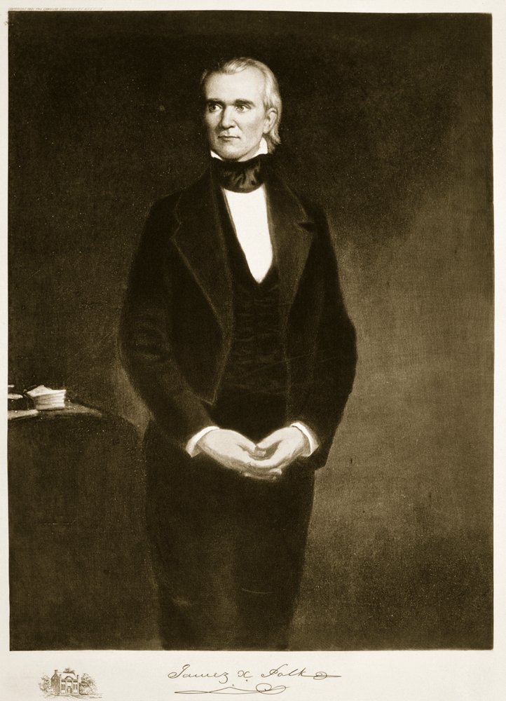 James K. Polk (1795-1849), 11e président des États-Unis d