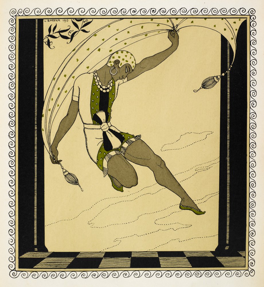 « Cléopâtre ». Une danseuse de la production de 1909 d