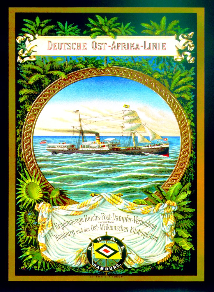 Affiche publicitaire pour la ligne d