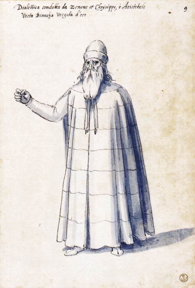 Costume de la figure allégorique Dialectique - Giuseppe Arcimboldo