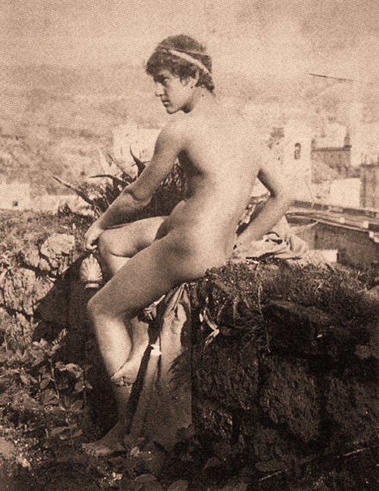 Portrait de Vincenzo Galdi, Posillipo, Naples, 1895 - Guglielmo Plüschow