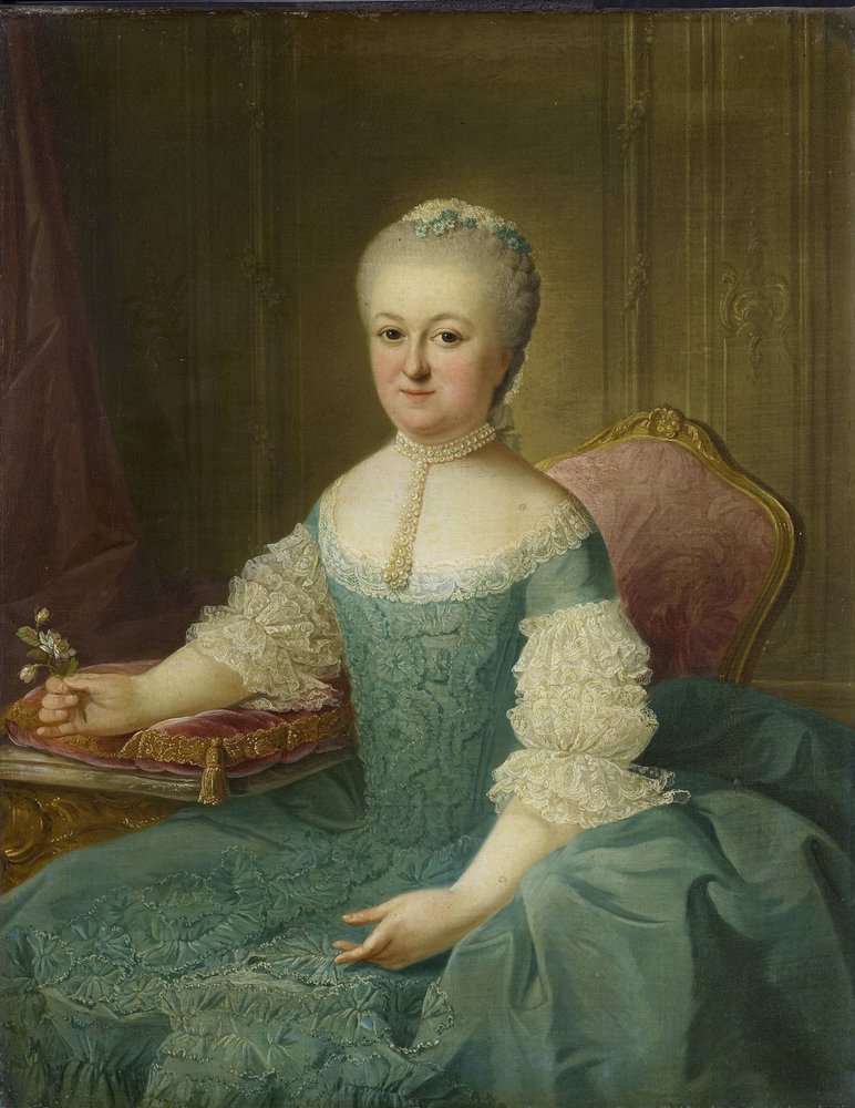 Portrait d'une dame de la famille van de Poll, peut-être Anna Maria ...