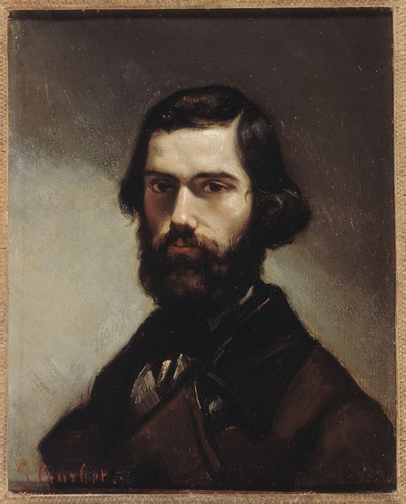 Portrait de Jules Vallès (1832-1885), écrivain. - Gustave Courbet