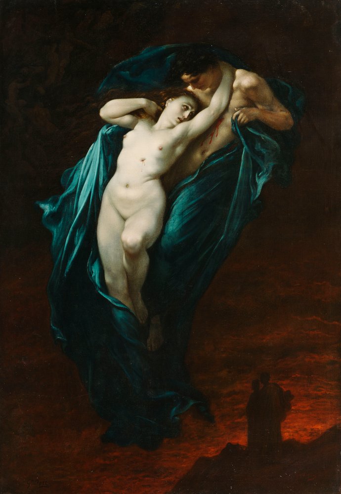 Paolo et Francesca da Rimini | Gustave Dore | Estampe d'art