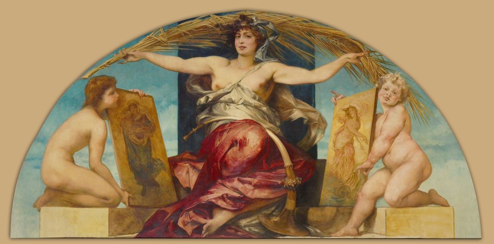 Allégorie de la peinture religieuse et profane - Hans Makart