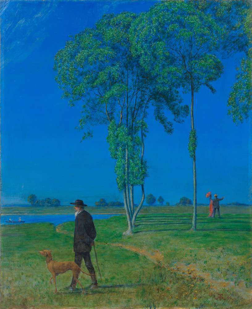 Solitude, 1906. - Hans Thoma