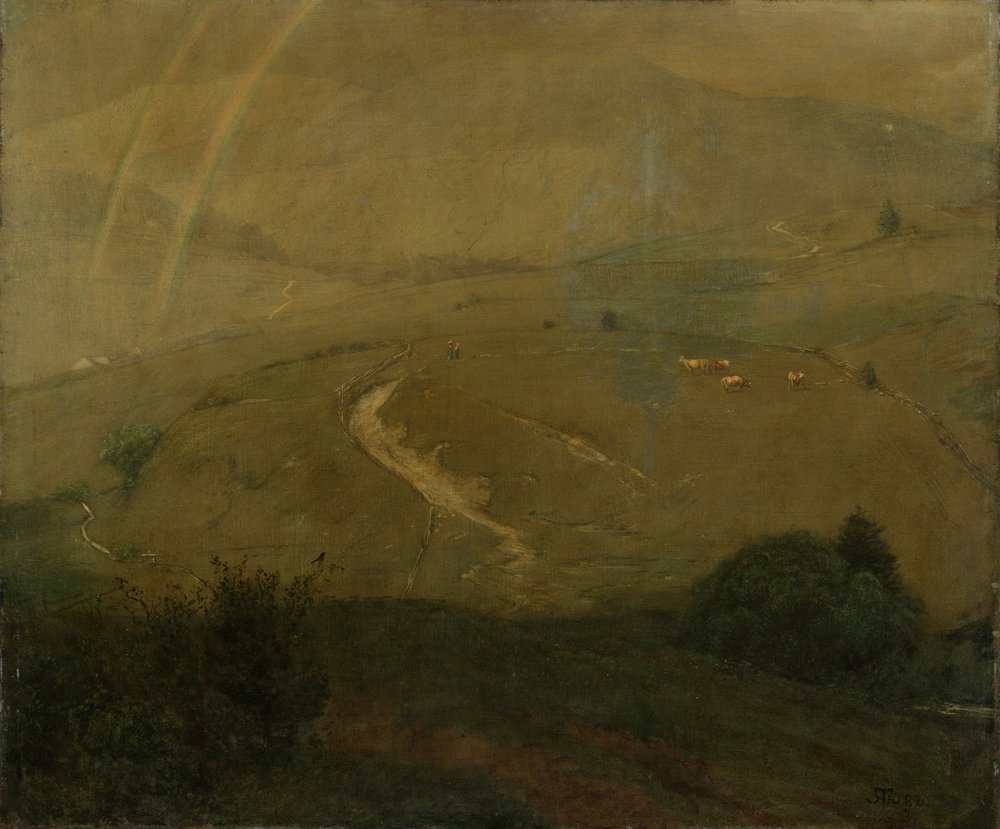Pluie dans la Forêt-Noire - Hans Thoma