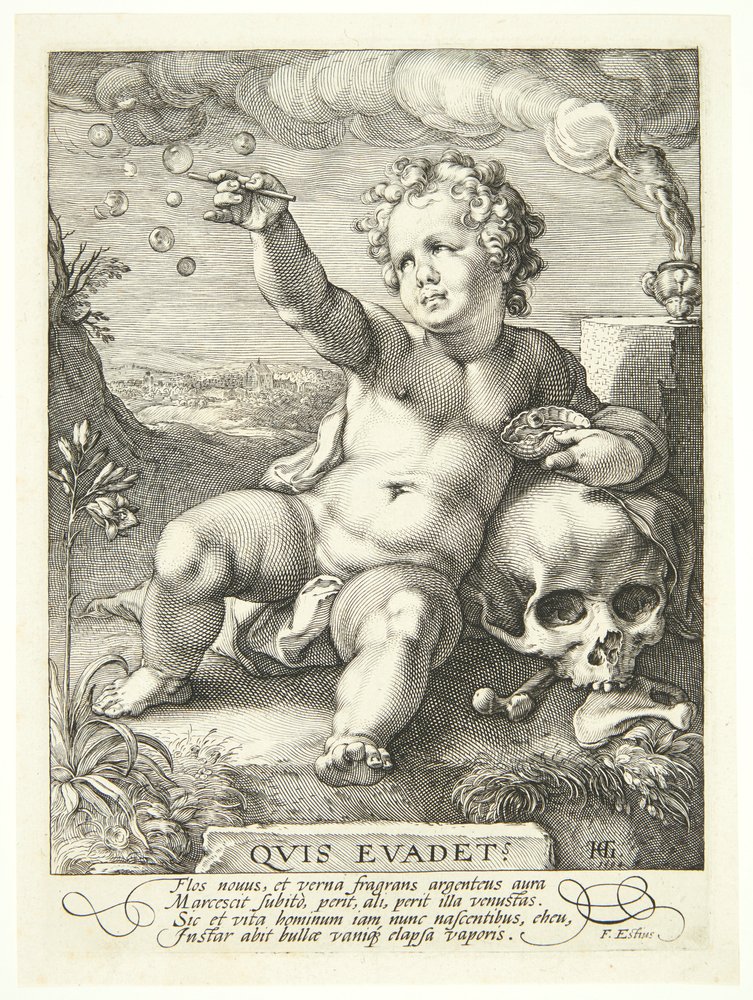 Allégorie de la fugacité de la vie (« Quis Evadet ? ») - Hendrick Goltzius