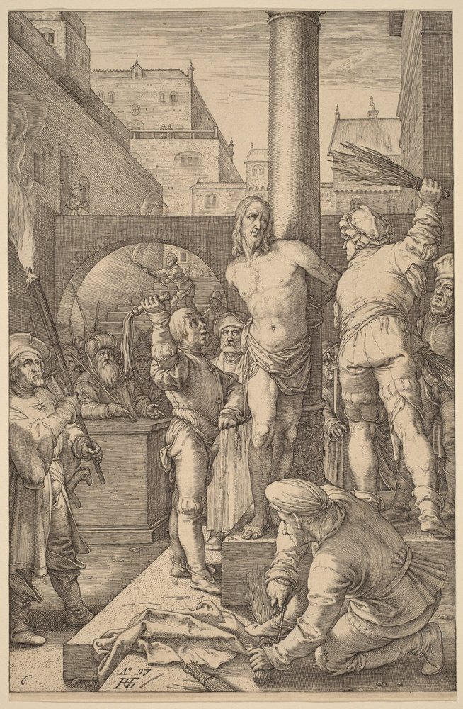 Flagellation du Christ - Hendrick Goltzius