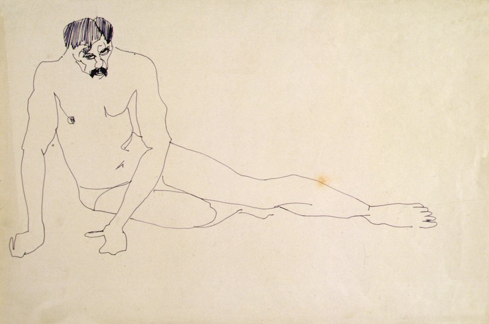 Nu masculin au repos - Henri Gaudier-Brzeska