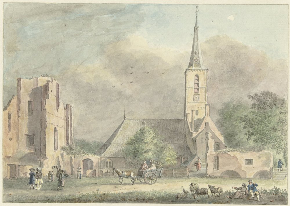 Église et ruine de l