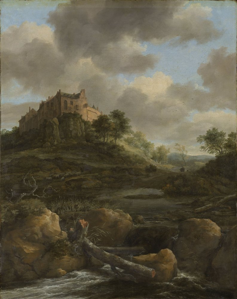 Château de Bentheim, 1650-82 - Jacob van Ruisdael
