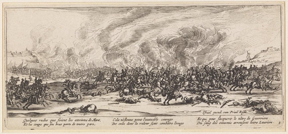 La bataille - Jacques Callot