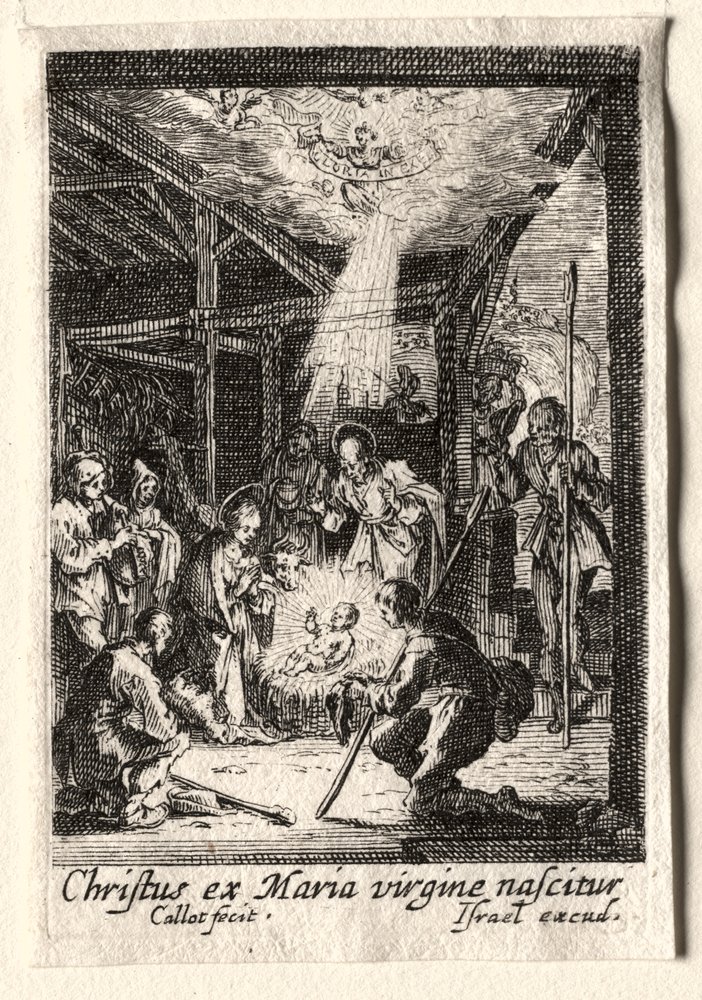 La Vie de la Vierge: La Nativité - Jacques Callot