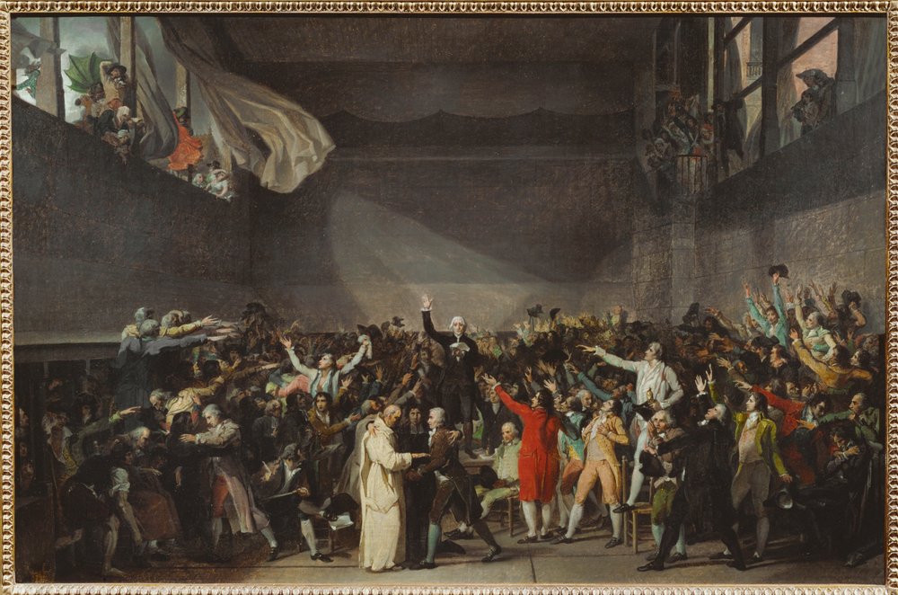 Le serment du Jeu de Paume, lorsque les Trois États ont refusé de se ...
