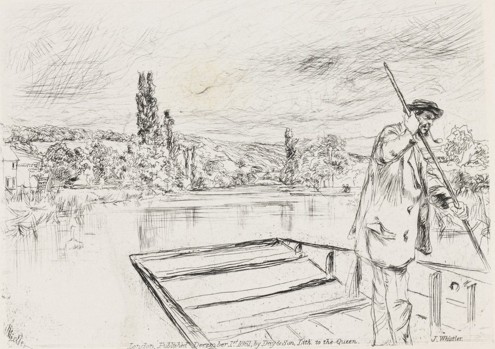 Le Péniche, 1861 - James Abbott McNeill Whistler