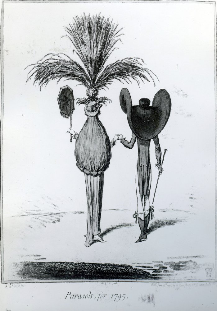 Parasols, 1795 - James Gillray