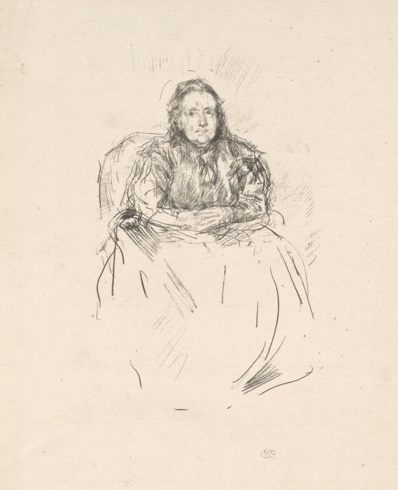 Étude de portrait : Mme Philip - James McNeill Whistler